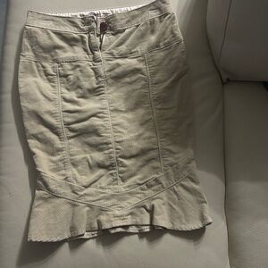 Bebe corduroy skirt